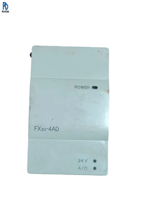 โมดูล PLC FX3U-4AD ตัวควบคุมลอจิกแบบตั้งโปรแกรมได้ โมดูลระบบอัตโนมัติทางอุตสาหกรรม โมดูลอินพุตแบบอะนาล็อก โมดูลควบคุมอุตสาหกรรม - Product Image 1