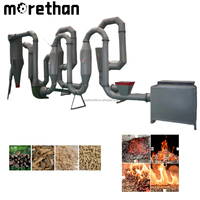 600-1500Kg par heure Déchiqueteuse à bois Sciure de bois Séchoir à flux d'air Séchoir à flux d'air pour biomasse Machines de séchage de sciure de bois