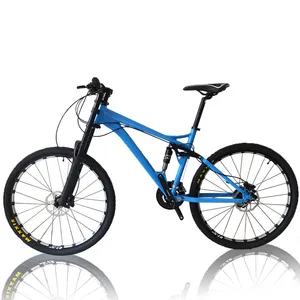 Soft Tail Alloy Frame New Air Fork Tires Hydraulic Brakes Full Suspension Bicycle Bike Mountain Bicycles
