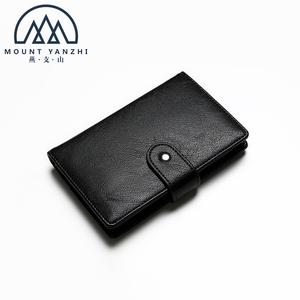 Portefeuille de voyage de luxe en cuir véritable avec logo personnalisé de haute qualité, protection RFID, porte-passeport, porte-cartes de crédit, marque Mount Yanzhi - Product Image 3