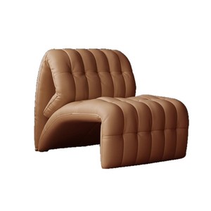   Sillón Puff de Estilo Moderno, Tapizado en Piel de Vacuno de Primera Calidad, Multifuncional, Reclinable, para Sala de Estar - Product Image 5