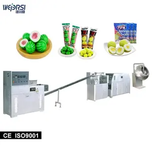 Fully automatic high quality chewing gum ball shape gum making machine and production line