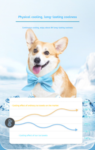 2026年夏大ヒット商品 KIT ECO ペット用冷却カーディガン風スカーフ（漫画プリント、綿ポリエステル混紡） - Product Image 4