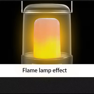 New 3 chế độ làm việc ánh sáng USB sạc cắm trại ngọn lửa <span class=keywords><strong>Torch</strong></span> không thấm nước <span class=keywords><strong>LED</strong></span> Đèn lồng ngoài trời đèn pin khẩn cấp đèn - Product Image 6