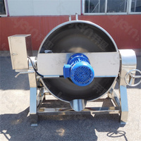 50-1000L gaz industriel vapeur électrique caramel soupe sirop confiture curry mélangeur pots de mélange bonbons bouilloire auto agitation marmite