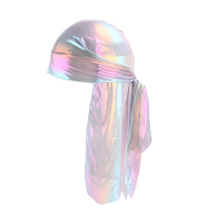 Magnifique Wave Du Rags Durag Hommes Satin Head Wrap Soyeux Satin Duragsic <span class=keywords><strong>Bandana</strong></span> Duragsic Avec Longue Bande - Product Image 3
