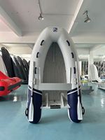 Bateau semi-rigide RHIB de 8,9 pieds avec coque en aluminium, capacité de 4 personnes, luxe, divertissement en plein air, fabriqué en Chine, logo personnalisé