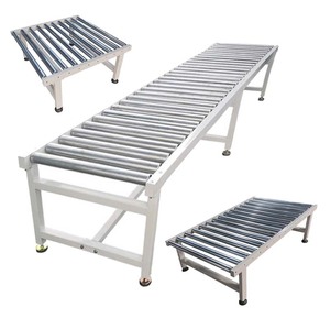 Yükleme kamyon depo yükleme için taşınabilir manuel paslanmaz çelik yerçekimiyle taşımalı makaralı konveyör masa - Product Image 3
