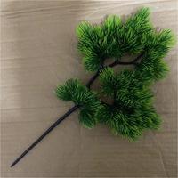 Aiguilles de pin artificielles, fleurs, artisanat, résine plastique écologique, mini décoration intérieure, aspect réaliste, feuilles UV
