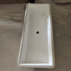 Vasque surdimensionné Lavabo moderne <span class=keywords><strong>en</strong></span> céramique évier fixer à la vanité chambre lavabos encastrés vasques <span class=keywords><strong>en</strong></span> grès cérame bol - Product Image 3