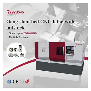 H5050 4100kg High Speed Medium Duty Gang Type CNC Metal Processing Machine Chunk Lathe