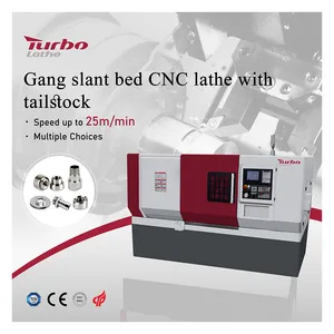 H5050 4100kg tốc độ cao vừa làm nhiệm vụ băng đảng loại CNC Máy chế biến kim loại Chunk Lathe