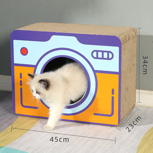 กระดานลับเล็บแมวกระดาษลูกฟูกสำหรับแมวใช้กับไมโครเวฟได้ทุกฤดู - Product Image 3