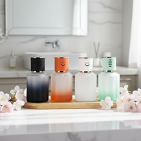 Bouteille diffuseur en verre dépoli vide de 120 ml de haute qualité pour voiture, bouteille d'aromathérapie sans flamme, décoration, nouveau design