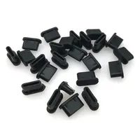200 pièces/sac Bouchon anti-poussière en silicone pour port de charge USB Type C, capuchon de protection étanche à la poussière et à l'eau pour téléphone portable Samsung