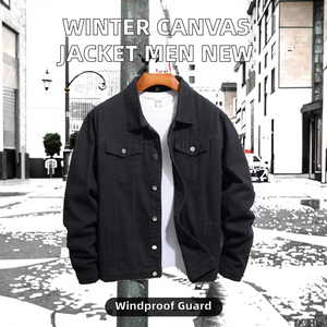 Chaqueta de Lona de Moda Urbana para Hombre, Nueva Colección de Invierno, Alta Calidad, Color Liso, Personalizable, Resistente al Viento y Ecológica - Product Image 2