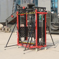 Plateforme élévatrice électrique à trois points en alliage d'aluminium pour usage extérieur avec certification CE - Offre Spéciale