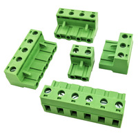 Connecteur de bornier industriel enfichable sans soudure, pas de 7,62 mm, avec bornier mâle et ensemble de borniers femelle