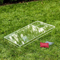 Ensemble de jeu Mini Cornhole pour jardin, OEM, acrylique, jeu de Golf Cornhole, jeux de société, jeu de lancer personnalisé, sac de haricots