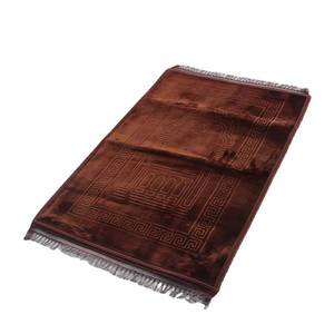 Alfombra de oración islámica Mohammad Tasbeeh Corán Qaba, regalo floral tejido, tapete lavable para Eid, Ramadán, Namaz - Product Image 4