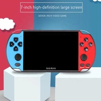 Console de jeu portable rétro 64 bits de haute qualité, écran large de 7,0 pouces, X12 Plus, avec 3500 jeux intégrés