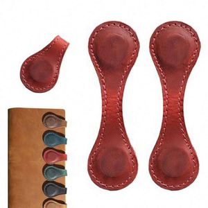Personalized Custom Logo Magnetic Leather <b>Bookmark</b> Vintage Folded Book Mark for Reading Lovers - Product Image 6