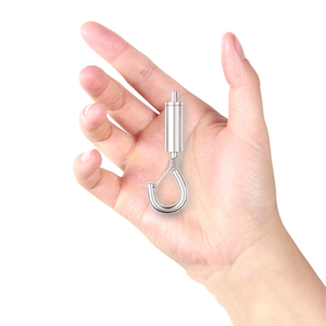 Crochet de <span class=keywords><strong>suspension</strong></span> réglable en acier inoxydable avec pince à câble et loquet de sécurité - Product Image 5