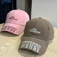 Casquette en coton personnalisée pour homme et femme, style vintage, en coton lavé, à calotte souple, vente en gros