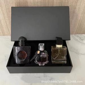 Coffret cadeau trois pièces Guangdong, best-seller transfrontalier, pour hommes et femmes, format échantillon en spray, parfum intense, noir - Product Image 3