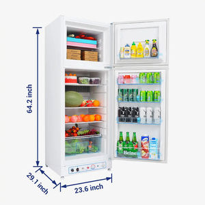 Réfrigérateur Absorption Hors Réseau Économe en Énergie Grande Capacité avec Congélateur Supérieur à Gaz - Product Image 3