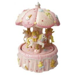 Décoration pour bébés et enfants, chevaux de rondel, hauteur 160 mm - Product Image 3