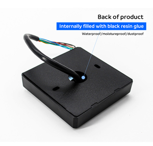 Lector de tarjetas con teclado para sistema de seguridad Wiegand 26/34, lector de tarjetas con teclado y contraseña, 125khz/13.56Mhz - Product Image 6