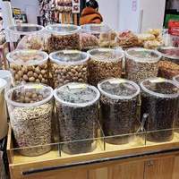 Vente directe d'usine, personnalisation disponible, bac à aliments en vrac commercial, hermétique, pour sucre et bonbons, destiné aux supermarchés européens