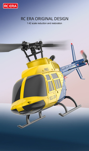 HOSHI RC <span class=keywords><strong>ERA</strong></span> A60 RC Drone avec 6 axes Gyro Hold Optical Flow 2.4G 6CH Bell 206 MINI Scale Model RC Aircraft Helicopter - Product Image 3
