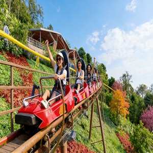 Attraction de fête foraine best-seller à vendre, jeux de parc d'<span class=keywords><strong>attractions</strong></span>, grand roller coaster superposé pour grand parc d'<span class=keywords><strong>attractions</strong></span> en plein air - Product Image 2