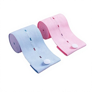 Cinturón de monitorización fetal reutilizable con botón, correa elástica para uso obstétrico en hospitales y exámenes prenatales, rosa y azul opcional - Product Image 6