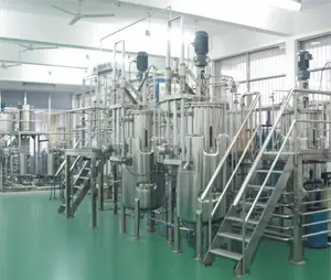 Planta de fabricación de fermentadores de biorreactor que trabajan juntos de forma independiente Biorreactor industrial 1000