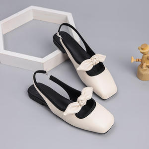 Xuanhui moda con fiocco quadrato traspirante con fondo morbido mocassino da ufficio scarpe da ginnastica scarpe basse Casual da <span class=keywords><strong>donna</strong></span> - Product Image 3