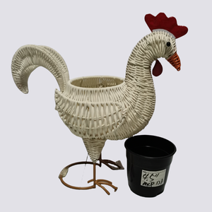 Couvre-pots de fleurs en rotin en forme d'<span class=keywords><strong>animaux</strong></span> tissés créatifs personnalisables, <span class=keywords><strong>pot</strong></span> de fleurs artisanal pour la décoration de jardin et de maison, plantation - Product Image 6