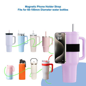 Nouveau support de téléphone magnétique pour bouteille d'eau accessoire de montage de gobelet sangle pour iPhone 15 14 13 12 <span class=keywords><strong>Yeti</strong></span> Stanley Cups - Product Image 2