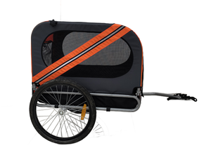 मध्यम आकार के आउटडोर कुत्तों के लिए फोल्डेबल पालतू ट्रेलर और जॉगर बड़े कुत्तों के लिए वाहक के साथ साइकिल कैरियर - Product Image 3