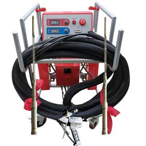 Machine à mousse de polyuréthane haute pression, compacte, entièrement automatique, noire et blanche, pour isolation thermique et protection anticorrosion des surfaces extérieures - Product Image 2