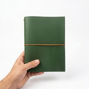 Funda Personalizada <span class=keywords><strong>para</strong></span> Diario de Viaje, Plegable, de Cuero Genuino/PU, Recargable, <span class=keywords><strong>para</strong></span> Agenda, Disponible <span class=keywords><strong>en</strong></span> Varios Tamaños - Product Image 1