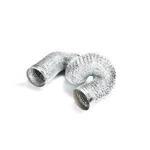 Aluminum foil reinforcement flexible ventilation rubber air hose flexible air exhaust pipe marine exhaust hose