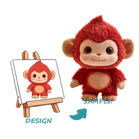 Jouet en peluche super doux personnalisé avec rembourrage en coton PP, matériaux en polyester et nylon