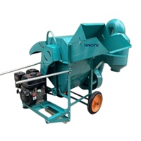 Décortiqueuse de riz portable à moteur essence pour champs isolés