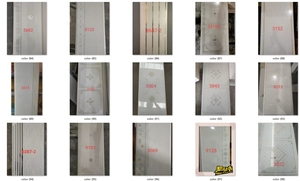 Nghệ thuật hiện đại PVC uPVC tấm Tường cho trần tường không thấm nước dễ dàng cài đặt chống cháy cách âm chức năng cho hiện đại - Product Image 2