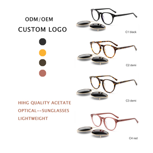 Gafas de <span class=keywords><strong>Sol</strong></span> de acetato de moda <span class=keywords><strong>Clip</strong></span> de acetato en gafas de <span class=keywords><strong>sol</strong></span> Diseñadores de lujo gafas de <span class=keywords><strong>sol</strong></span> gafas magnéticas - Product Image 2