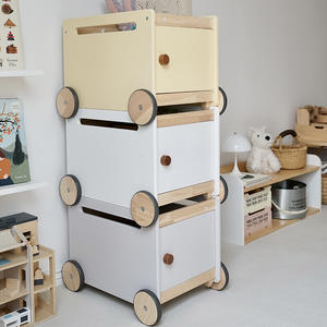 Kinder Educatieve Opslag Kar Speelgoed Huishouden <span class=keywords><strong>Trolley</strong></span> Speelhuis Voor Kinderen Doen Alsof Spelen Kleuter Baby Winkelwagentje Cadeau - Product Image 1