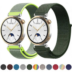 <span class=keywords><strong>Bracelet</strong></span> de <span class=keywords><strong>montre</strong></span> en nylon de remplacement de <span class=keywords><strong>18mm</strong></span> pour Huawei Watch GT 4 pour GT4 <span class=keywords><strong>Bracelet</strong></span> de <span class=keywords><strong>montre</strong></span> femme fille de 41mm avec breloque en <span class=keywords><strong>tissu</strong></span> - Product Image 2